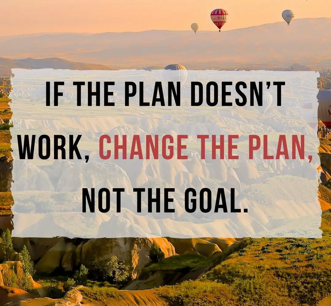 If the plan doesn’t work change the plan - Planning of Westchester