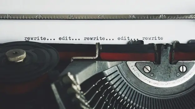 typewriter edit rewrite